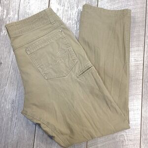 Kuhl Pants Mens 34x32 Brown Kanvus Jean Canvas Classic Fit Outdoor Work Utility